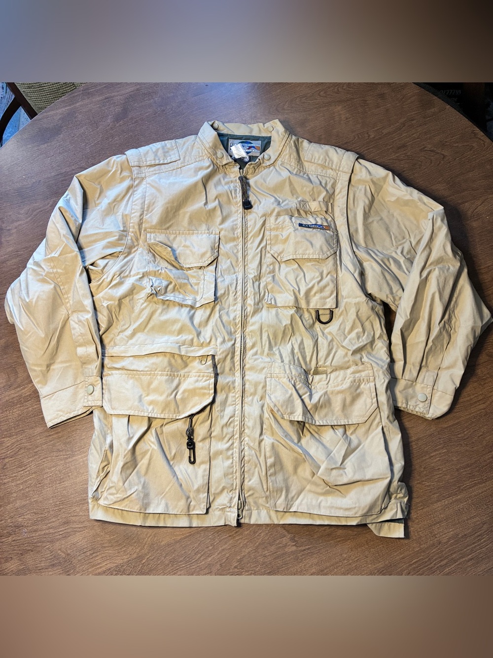 ExOfficio Men's Field Jacket in Light Khaki small